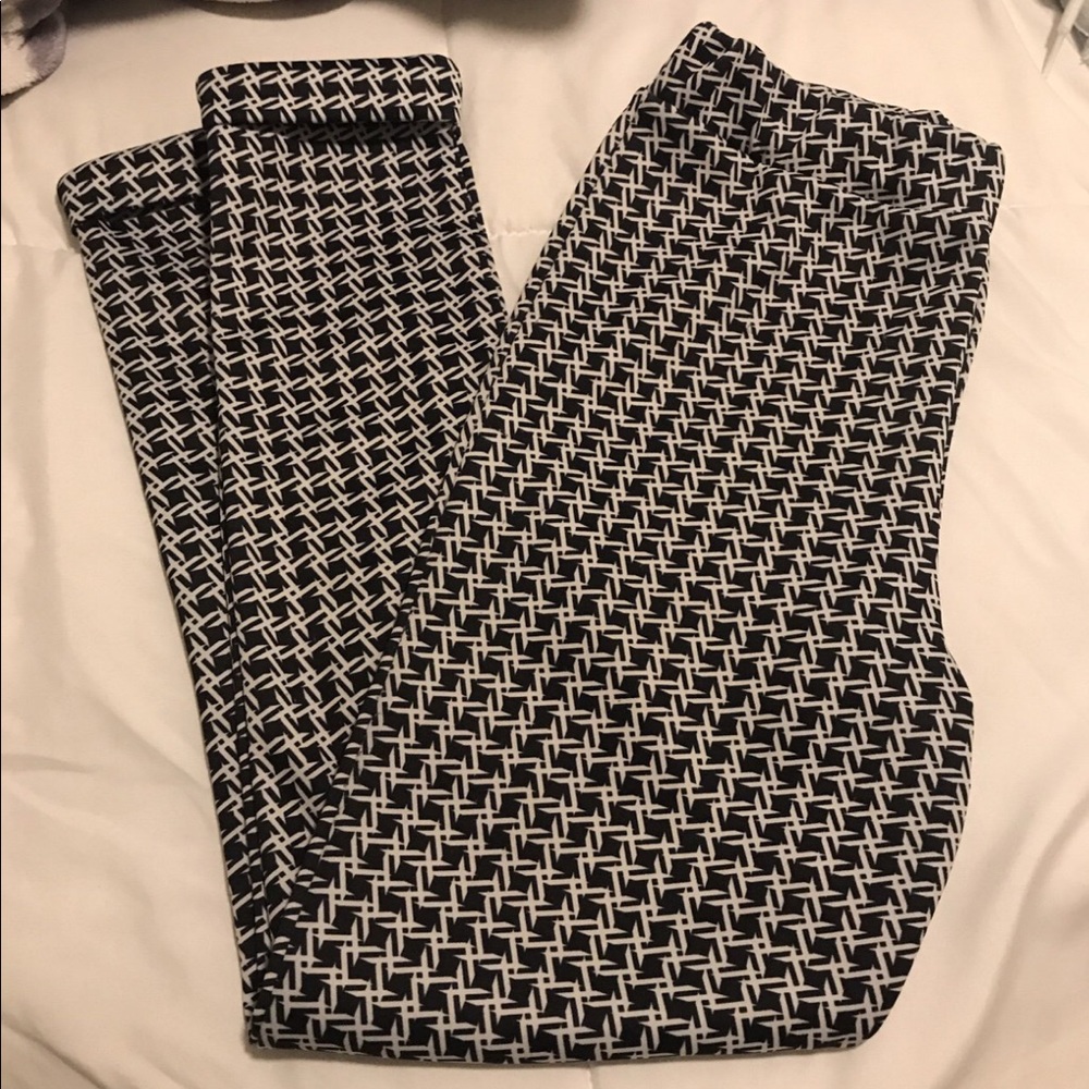 Boohoo Night Highwaist Pattern Pants US 2